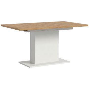 Masă din material pe bază de lemn, 150-190/90/76 cm,