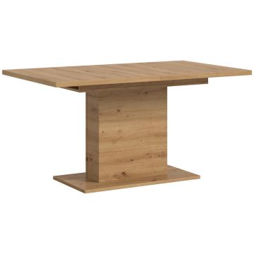Masă din material pe bază de lemn, 150-190/90/76 cm,