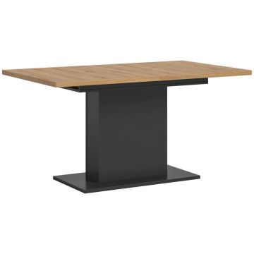 Masă din material pe bază de lemn, 150-190/90/76 cm,