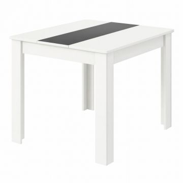 Masă din material pe bază de lemn, 80/80/75 cm,