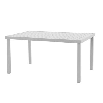 Masa Kliton din aluminiu, Gri inchis, 150x80x74 cm