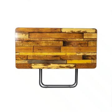 Masa Plianta Z, 60 x 120 cm, PAL Melaminat si Picioare Metalice, Z-tools