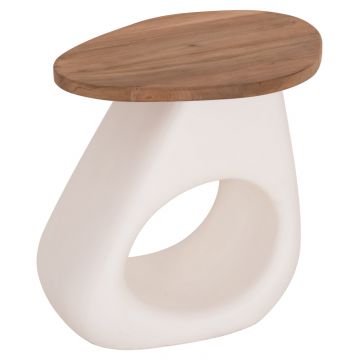 Masuta de cafea LATERNA 47x60x59 CM - Alb
