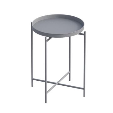 Masuta de cafea SHB-007-C, gri, 46x46x56 cm