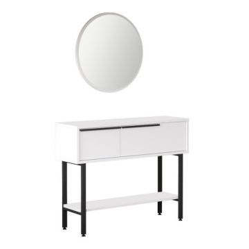 Masuta de toaleta ON12-W, alb, 100x29,5x76 cm