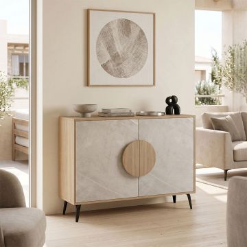 Consola Bufet Gora, Pal melaminat, 110x36x82 cm