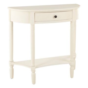 Masă consolă albă din lemn de pin 33x81 cm Heritage – Premier Housewares