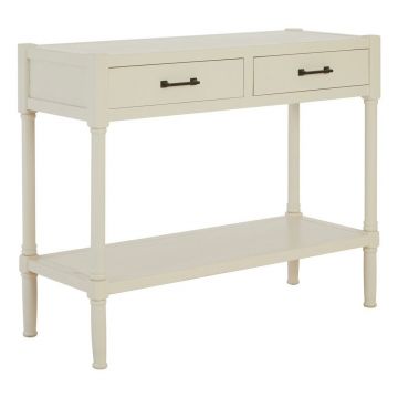 Masă consolă albă din lemn de pin 35x91 cm Heritage – Premier Housewares