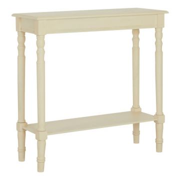 Masă consolă fildeș din lemn de pin 30x80 cm Heritage – Premier Housewares