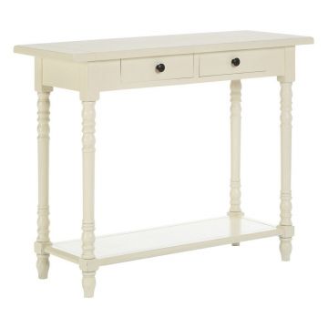 Masă consolă fildeș din lemn de pin 35x96 cm Heritage – Premier Housewares