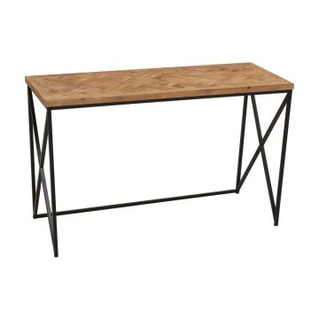 Masă consolă în culoare naturală din lemn de brad 48x120 cm Kickford – Premier Housewares