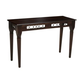 Masă consolă în culoare naturală închisă din lemn de palisandru 45x120 cm Srina – Premier Housewares