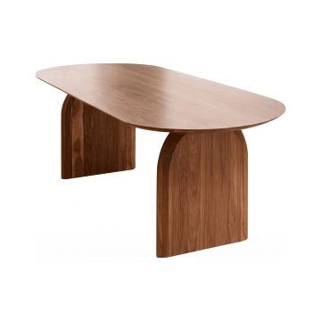 Masa de dining din lemn de pin Aura 120x60x75 cm