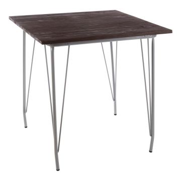 Masă de dining din lemn de ulm ø 80 cm District – Premier Housewares