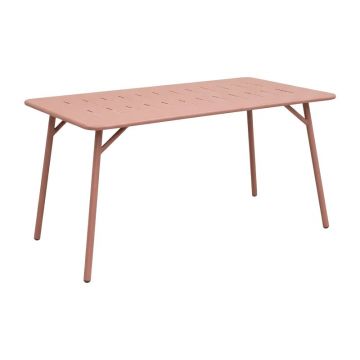 Masa de gradina, Moraja, Terracotta, 80x140x72 cm