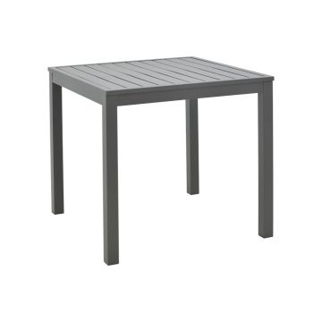 Masa de plaja din aluminiu Kliton, Aluminiu, Negru, 45x45x41 cm