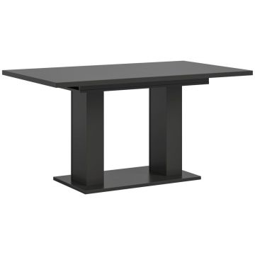 Masă din material pe bază de lemn, 150-190/90/76 cm,