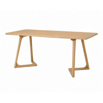 Masa dining dreptunghiulara Terra Oak 160x80x75 cm