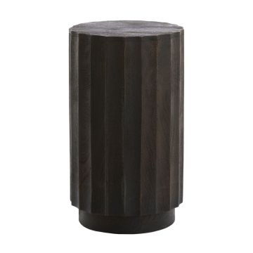 Măsuță auxiliară rotundă din lemn de mango ø 35 cm Ellena – Light & Living