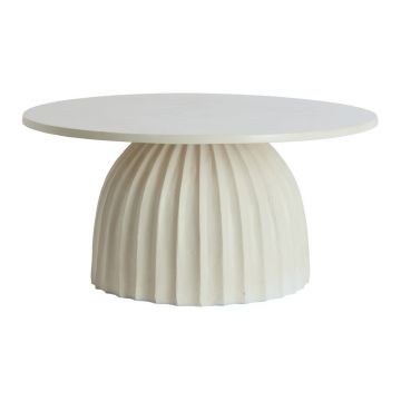 Măsuță auxiliară rotundă din metal ø 70 cm Veglia – Light & Living