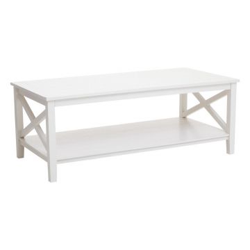 Măsuță de cafea albă 60x120 cm Heritage – Premier Housewares