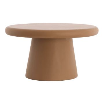 Măsuță de cafea teracotă rotundă ø 70 cm Kulona – Light & Living