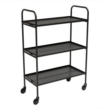 Măsuță de servire cu roți din oțel 37,5x75 cm Maki – OYOY Living Design