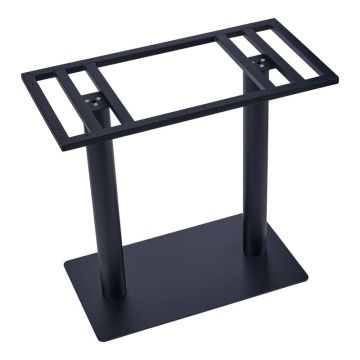Suport blat masa, Soign, Negru, 40x80x90 cm