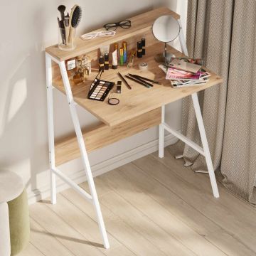Birou, Hanah Home, Piano, 74x92x48 cm, PAL, Maro