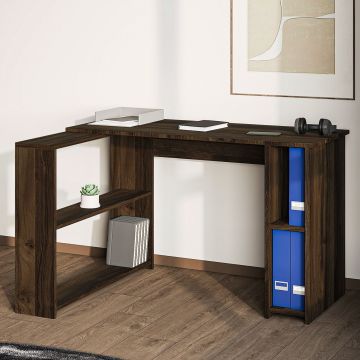 Birou, Hanah Home, Razy, 120x75x90 cm, PAL, Maro