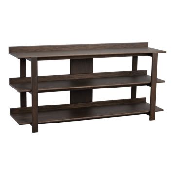 Masă consolă în culoare naturală închisă cu blat cu aspect de lemn de stejar 43x150 cm Kilian – Rowico