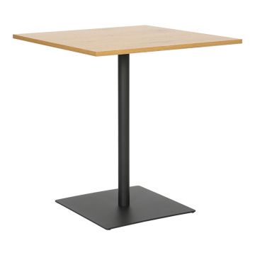 Masa cu functie fixa, Nerobian, Nuc - Stejar, 70x70x75 cm