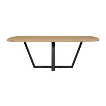 Masă de dining cu blat din lemn de stejar 100x220 cm Tablo – WOOOD