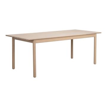 Masă de dining extensibilă din lemn de stejar 90x205 cm Derrymore – Rowico