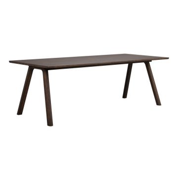 Masă de dining extensibilă din lemn de stejar 95x220 cm Clapperton – Rowico