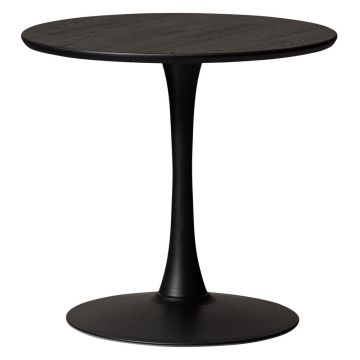 Masă de dining rotundă cu blat din lemn de stejar ø 120 cm Tablo – WOOOD