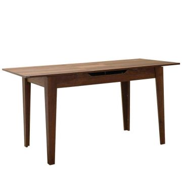 Masă de sufragerie MMS-706-FF-1 Home Collection®, Design Modern, Extensibilă, 120–150 cm, 120x70x75 cm - Maro