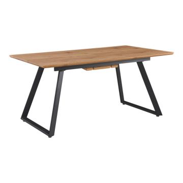Masa extensibila Kannu, Natural, 160-200x90x75 cm