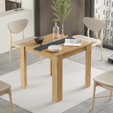 Masa, Hanah Home, Ave20-Sa, 80x73.8x80 cm, PAL, Natural / Antracit
