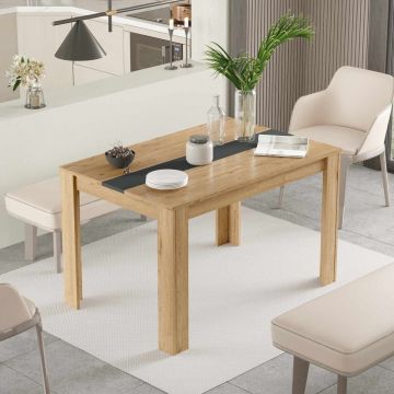 Masa, Hanah Home, Ave21-Sa, 120x73.8x80 cm, PAL, Natural / Antracit