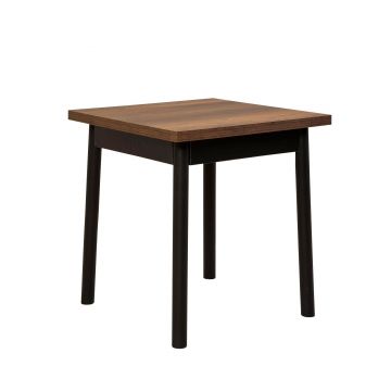 Masă Oliver Kare - Black Barok, Negru, 77x70x70 cm - Negru