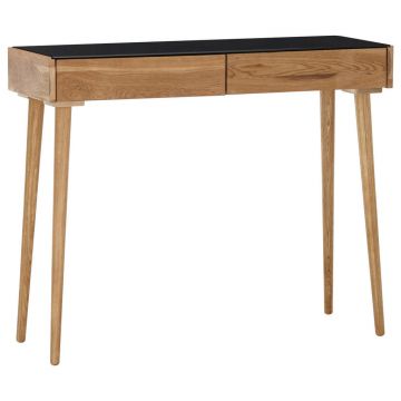 Masă Tip Consolă din lemn, sticlă, material pe bază de lemn, 100/35/80 cm