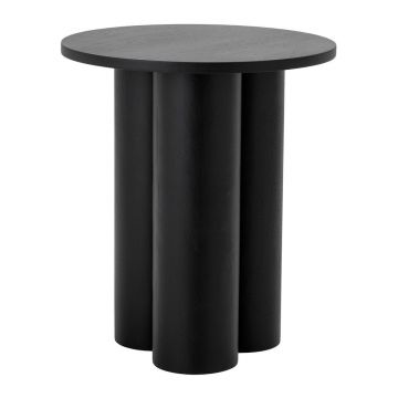 Măsuță auxiliară rotundă cu aspect de lemn de stejar ø 45 cm Aio – Bloomingville