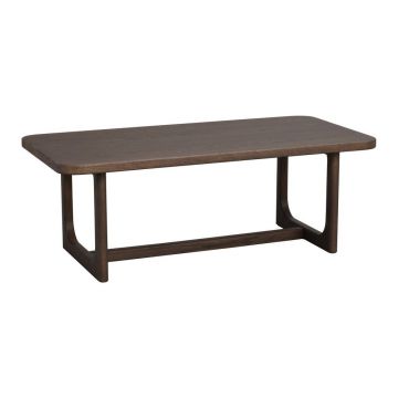 Măsuță de cafea în culoare naturală închisă cu blat cu aspect de lemn de stejar 50x103 cm Driscoll – Rowico