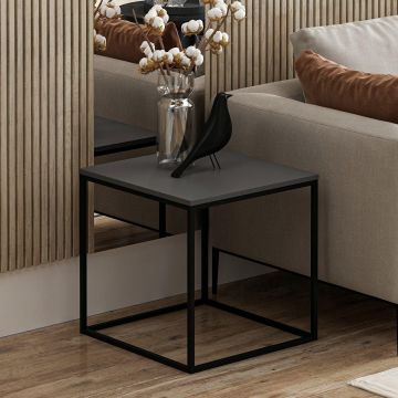 Masuta de Cafea Basak - Anthracite, Gri, 52x50x50 cm - Gri