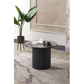 Masuta de cafea, Hanah Home, Boston, 70x42x70 cm, Metal, Negru