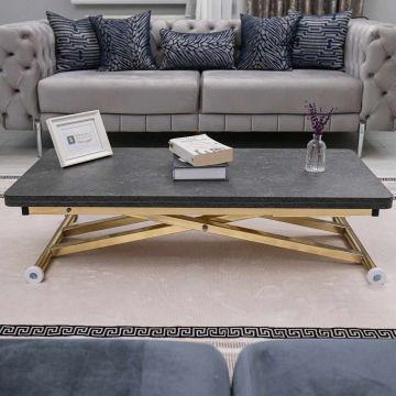 Masuta de cafea, Hanah Home, Home Ext, MDF, Negru