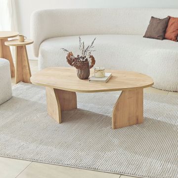 Masuta de cafea, Hanah Home, Nova, 100x35x60 cm, PAL, Maro