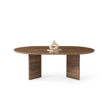 Masuta de cafea, Hanah Home, Oscar, 128x42x80 cm, PAL, Maro
