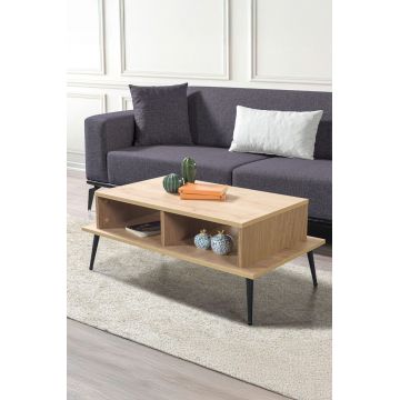 Masuta de cafea, Hanah Home, Şile 2010, 100x40x56 cm, PAL, Maro